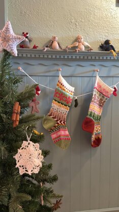 Cozy Colorwork Christmas Stockings