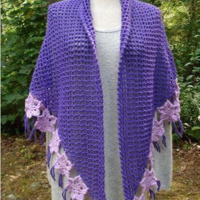 Blooming Petals Shawl - PW-110