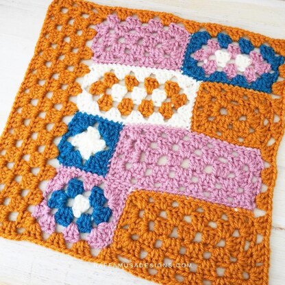 Rectangle Patchwork Square