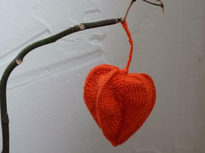 Crochet Physalis (Chinese lantern)