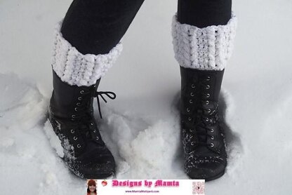 Crochet Braided Hearts Boot Cuffs Romantic Legwarmer Unique