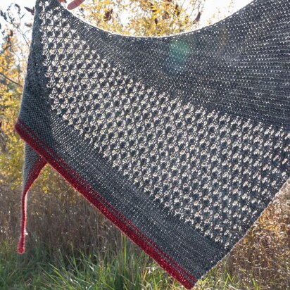 Red Moon Rising Shawl