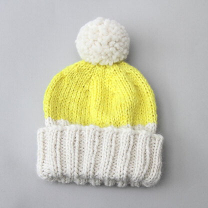 yellow alpaca hat