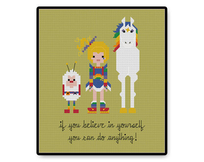 Rainbow Brite - PDF Cross Stitch Pattern