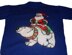 Christmas Santa On Polar Bear Jumper
