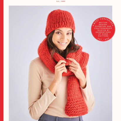 Hat and Scarf Set in Sirdar Adventure - 10195 - Downloadable PDF