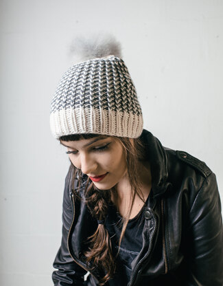 Twister Beanie in Toft Aran - PAT032 - Downloadable PDF