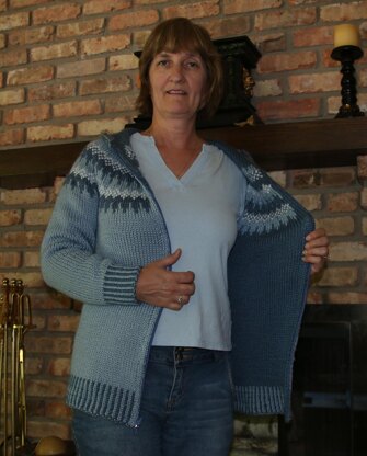 Double Knit Design Sweater