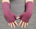 Fine Triple Plaited Cable Mitts