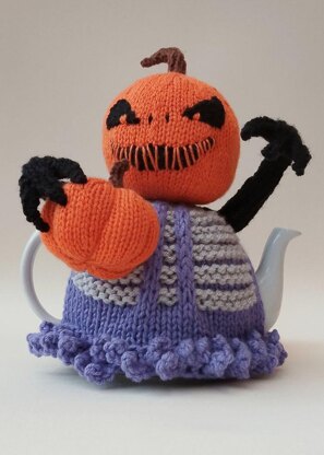 Halloween Pumpkin Reaper Tea Cosy