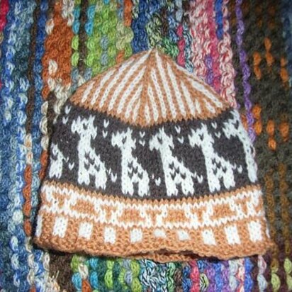 Giraffe kids beanie