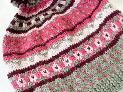 "Lena" Fairisle Hat