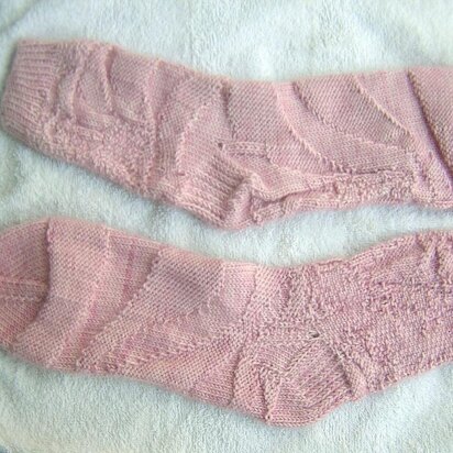 Mandelbrot Sox - knitting pattern