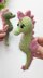 Crochet seahorse pattern, easy crochet amigurumi seahorse