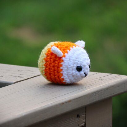 Halloween Candy Corn Bee Amigurumi