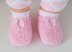 Monica - 4ply baby shoes or slippers