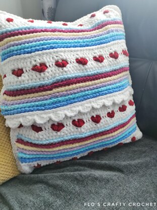 Rainbow Sweetheart Cushion