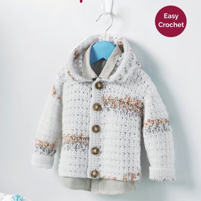 Boy's Jacket in Hayfield Baby Blossom DK - 5232 - Downloadable PDF