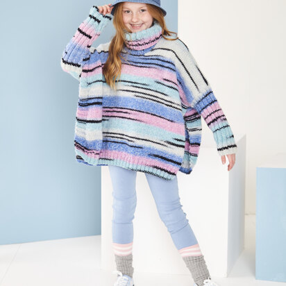 Ponchos in King Cole Safari Chunky - 5933pdf - Downloadable PDF