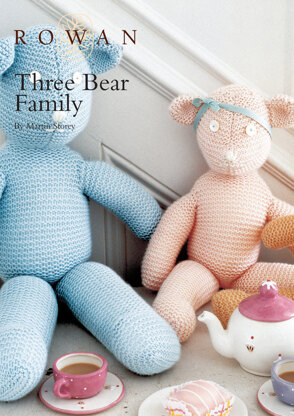Three Bear Family in Rowan Baby Merino Silk DK