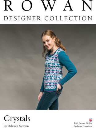 Crystals Sweater in Rowan Pure Wool Worsted - D171 - Downloadable PDF