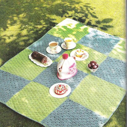 Lace and Texture Picnic Blanket