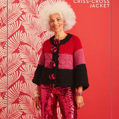 Paintbox Yarns Charming Criss Cross Jacket PDF (Free)