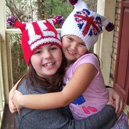 Graphed Beanie - 1Direction and Union Jack Heart