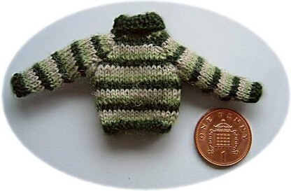 1:12th scale Childs Striped Jumper