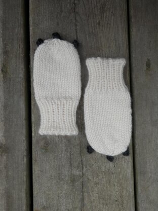 Baby Bear Thumbless Mittens