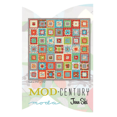 Moda Fabrics Mod Century Quilt - Downloadable PDF