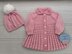 Bonnie Baby Coat, Beanie & Beret size 18" & 20" chest 6-9mths approx