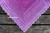 Hibiscus Sorbet Triangle Shawl