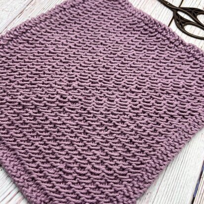 Dotted Lines Dishcloth and Square