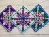 Dusky Meadow Mosaic Square