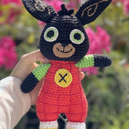 Bing bunny crochet pattern, Rabbit amigurumi