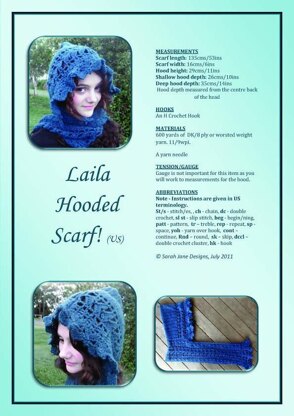 Laila Hooded Scarf