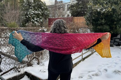 Bell Flower Bouquet Stole