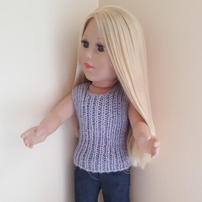 Parma Violet Vest for Doll