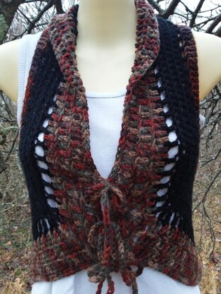 Mandala Crop Top Vest