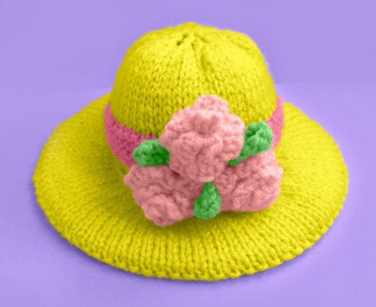 Easter Bonnet Hat choc orange cover / toy