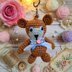 Crochet Bear Keychain Pdf + Video Tutorial