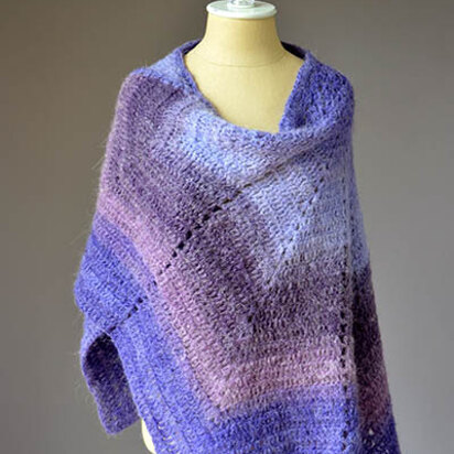 Allium Shawl in Universal Yarn Revolutions - Downloadable PDF