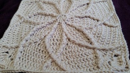 Winter Snowflake Square