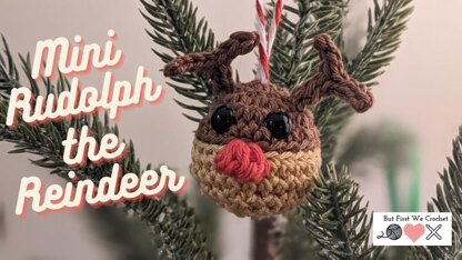 Rudolph the Reindeer Mini Christmas Bauble