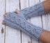 Knitting pattern ladies fingerless gloves, mitts, #470