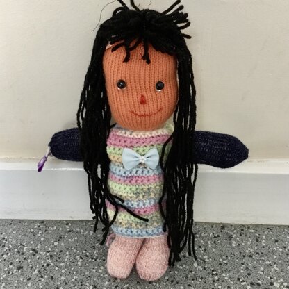 Knitted doll