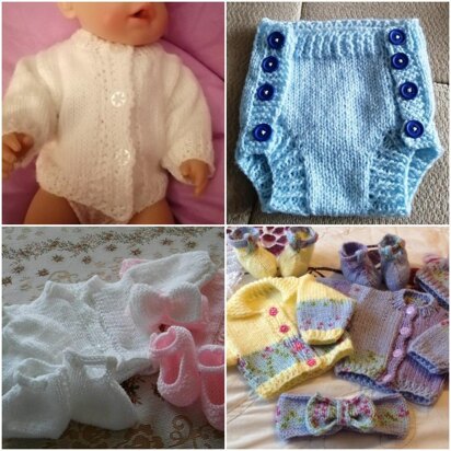 Baby Knitting 14 inch Set