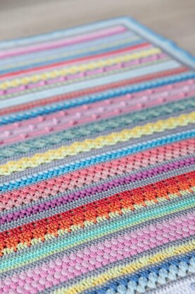 Baby Rainbow Sampler Blanket