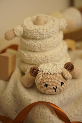 Baby Sheep Stacking Toy